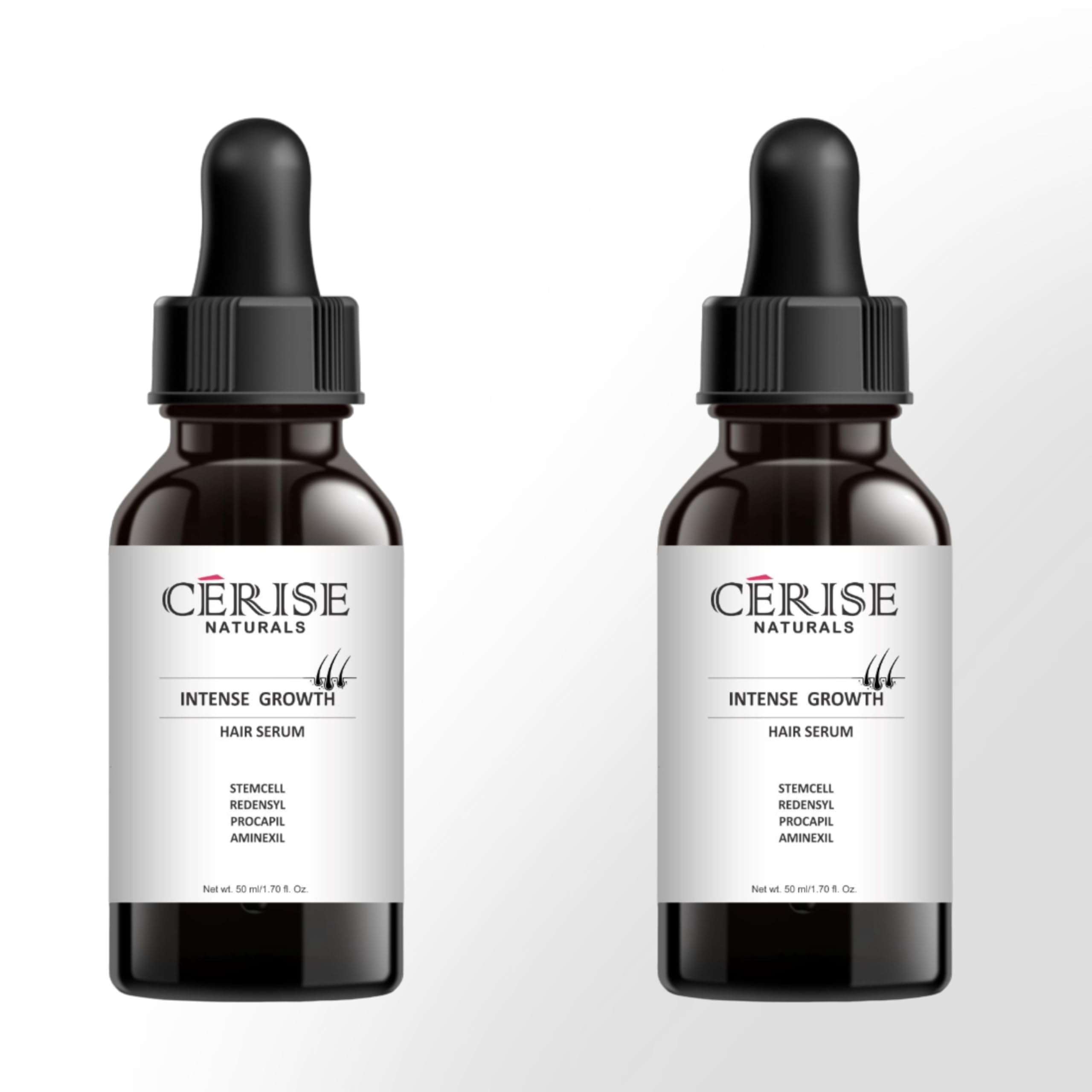 Cerise Naturals Intense Growth Hair Serum| Hair Growth Serum